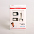 Переходник универсальный - для SIM-карт Activ 3 в 1 (nano/micro/mini) (black)