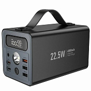 Внешний аккумулятор Hoco J138 22.5W+PD20W+DC12V 60000mAh 2Type-C/USB*3/Type-C*2 (black)