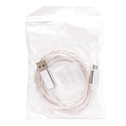 Кабель USB - micro USB - Luminous  100см 2A  (white)