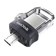 Флэш накопитель USB 32 Гб SanDisk Ultra Android Dual Drive OTG 3.0 (black)