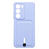 Чехол-накладка - SC304 с картхолдером для "Realme C71" (light violet) (241114)