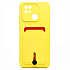 Чехол-накладка - SC304 с картхолдером для "Xiaomi Redmi 10C" (yellow)