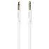 Кабель AUX (папа-папа) Hoco UPA16  100см   (white)