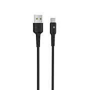 Кабель USB - Type-C Hoco X30 Star  120см 2A  (black)