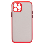 Чехол-накладка - PC041 для "Apple iPhone 12 Pro" (red/black)