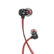 Проводные наушники с микрофоном внутриканальные Borofone BM48 Acoustic Jack 3,5  (black)