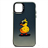 Чехол-накладка - PC094 для "Apple iPhone 11" (утка) (transparent/black) (233784)