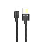 Кабель USB - micro USB Hoco U55 Outstanding 12W 120см 2,4A  (black)