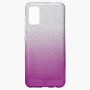 Чехол-накладка - SC097 Gradient для "Samsung SM-A415 Galaxy A41" (purple/silver)