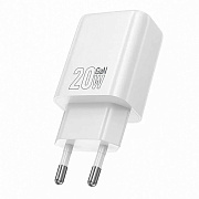 Адаптер Сетевой Hoco N61 Gentle PD+QC3.0 USB/Type-C 20W (white)