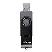 Флэш накопитель USB 128 Гб Smart Buy Twist Dual Type-C/Type-A 3.1 (black)