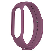 Ремешок - WB13 Xiaomi Mi Band 5/Mi Band 6 силикон на кнопке (регулируемый) (purple)