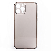 Чехол-накладка - Ultra Slim с закрытой камерой для "Apple iPhone 12 Pro Max" (black)