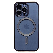 Чехол-накладка - SM027 SafeMag для "Apple iPhone 13 Pro" (blue titanium) (232369)