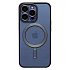 Чехол-накладка - SM027 SafeMag для "Apple iPhone 13 Pro" (blue titanium) (232369)