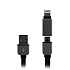 Кабель USB - Multi connector Glossar JUST 7,5W 100см 1,5A  (black)