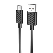 Кабель USB - micro USB Hoco X88 12W 100см 2,4A  (black)
