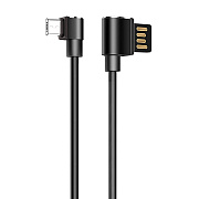 Кабель USB - micro USB Hoco U37 12W 120см 2,4A  (black)