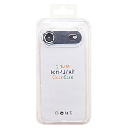 Чехол-накладка - SC Clear Case для "Apple iPhone 17 Air" с закрытой камерой (transparent)