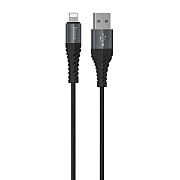 Кабель USB - Apple lightning Hoco X38 Cool Charging 12W 100см 2,4A  (black)