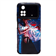 Чехол-накладка - SC310 для Xiaomi Poco M4 Pro 4G" (007) (black)