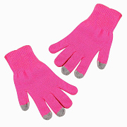 Перчатки для сенсорных экранов - детские (pink)