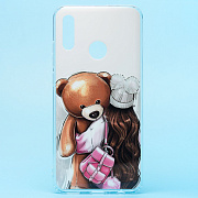 Чехол-накладка - PC069 для "Huawei Honor 10 Lite/P Smart 2019" (white) (004) (211461)