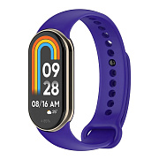 Ремешок - WB13 силикон на кнопке Xiaomi Mi Band 9 (violet)