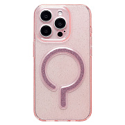 Чехол-накладка - SM050 SafeMag для "Apple iPhone 15 Pro" (pink)