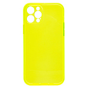 Чехол-накладка - SC344 для "Apple iPhone 12 Pro" (transparent/yellow) (232051)