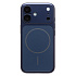 Чехол-накладка - SM091 AG-Glass SafeMag для "Apple iPhone 16" (dark blue)