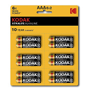 Батарейка AAA Kodak xtralife LR03 BL-12 отрывной (144)