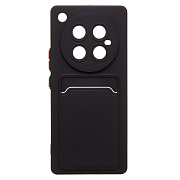 Чехол-накладка - SC337 с картхолдером для "Infinix Zero 40 4G" (black) (237050)