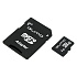 Карта флэш-памяти MicroSD  4 Гб Qumo +SD адаптером (class 10)
