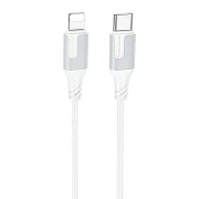 Кабель Type-C - Apple lightning Borofone BX101 Creator PD 27W 100см 3A  (white)