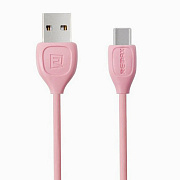 Кабель USB - Type-C Remax RC-050a Lesu  100см 2A  (pink)