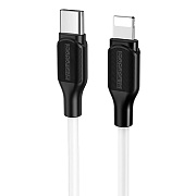 Кабель Type-C - Apple lightning Borofone BX42 PD 20W 100см 3A  (white)