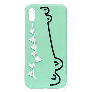 Чехол-накладка - SC153 для "Apple iPhone XS Max" (green) ..