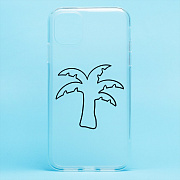 Чехол-накладка - SC342 для "Apple iPhone 11" (white/black)