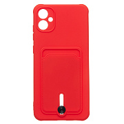 Чехол-накладка - SC304 с картхолдером для "Samsung SM-A055 Galaxy A05" (red) 