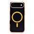Чехол-накладка - SM041 SafeMag для "Apple iPhone 17 Air" (transparent/orange) (243330)