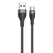 Кабель USB - Type-C Borofone BX61 15W 100см 3A  (black)