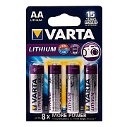 Батарейка AA Varta LR6 PROF.LITHIUM (4-BL) (40/400) ..