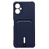 Чехол-накладка - SC304 с картхолдером для "Tecno Spark 9 Pro" (dark blue)