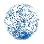 Надувной мяч - с блестками 60 см (blue)