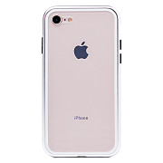 Чехол-накладка - 360 Magnetic Glass для "Apple iPhone 7/iPhone 8/iPhone SE 2020" (silver)