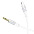 Кабель Lightning - 3.5mm Borofone BL19 Creator  100см   (white)
