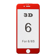 Защитное стекло Full Screen Glass 2,5D, матовое для "Apple iPhone 6/iPhone 6S" (red) (red)