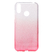 Чехол-накладка - SC097 Gradient для "Huawei Honor 8C" (pink/silver)