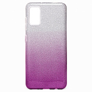 Чехол-накладка - SC097 Gradient для "Samsung SM-A415 Galaxy A41" (purple/silver)